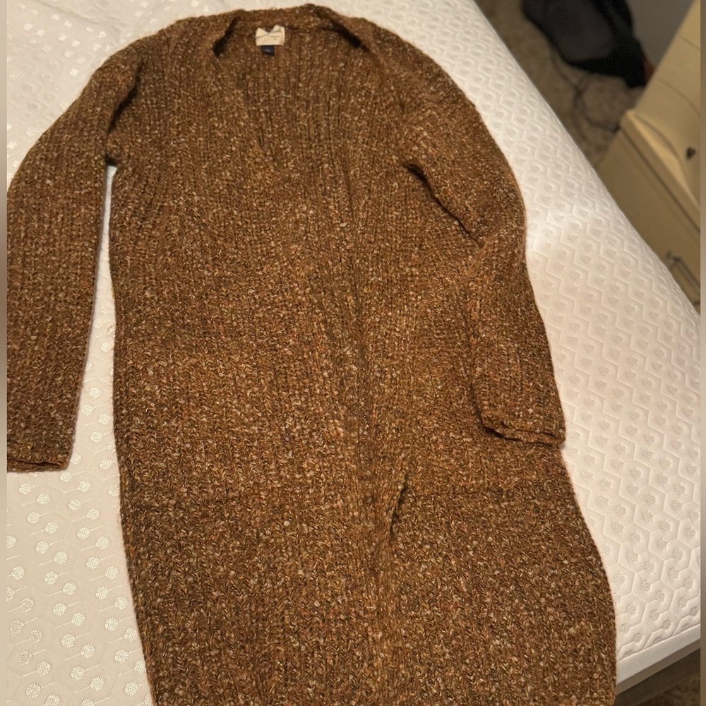Universal Thread Warm Brown Cardigan - image 1